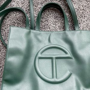 Telfar Medium Dark Olive Shopping Bag